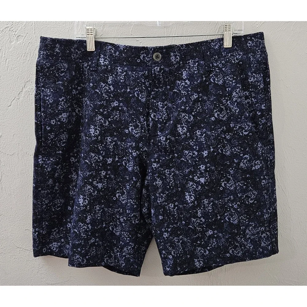 Under Armour Men's Golf Shorts Size 38 Blue Speckle Print 9